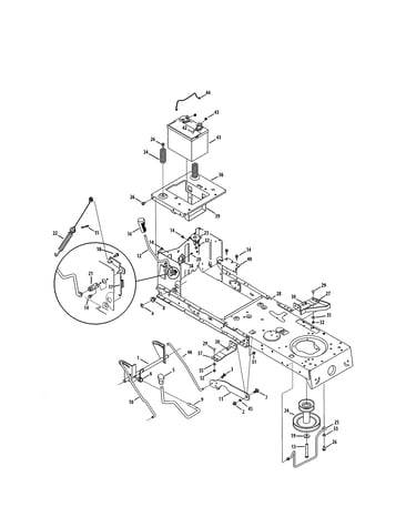 Frame/battery/lift