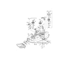 Craftsman 247203706 deck/spindle pulley diagram