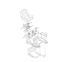 Craftsman 247203726 seat/fender diagram