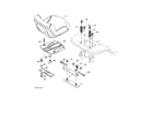 Craftsman 917991450 seat assembly diagram