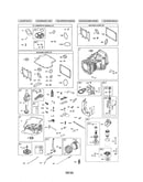 Cylinder/motor-starter/gasket sets