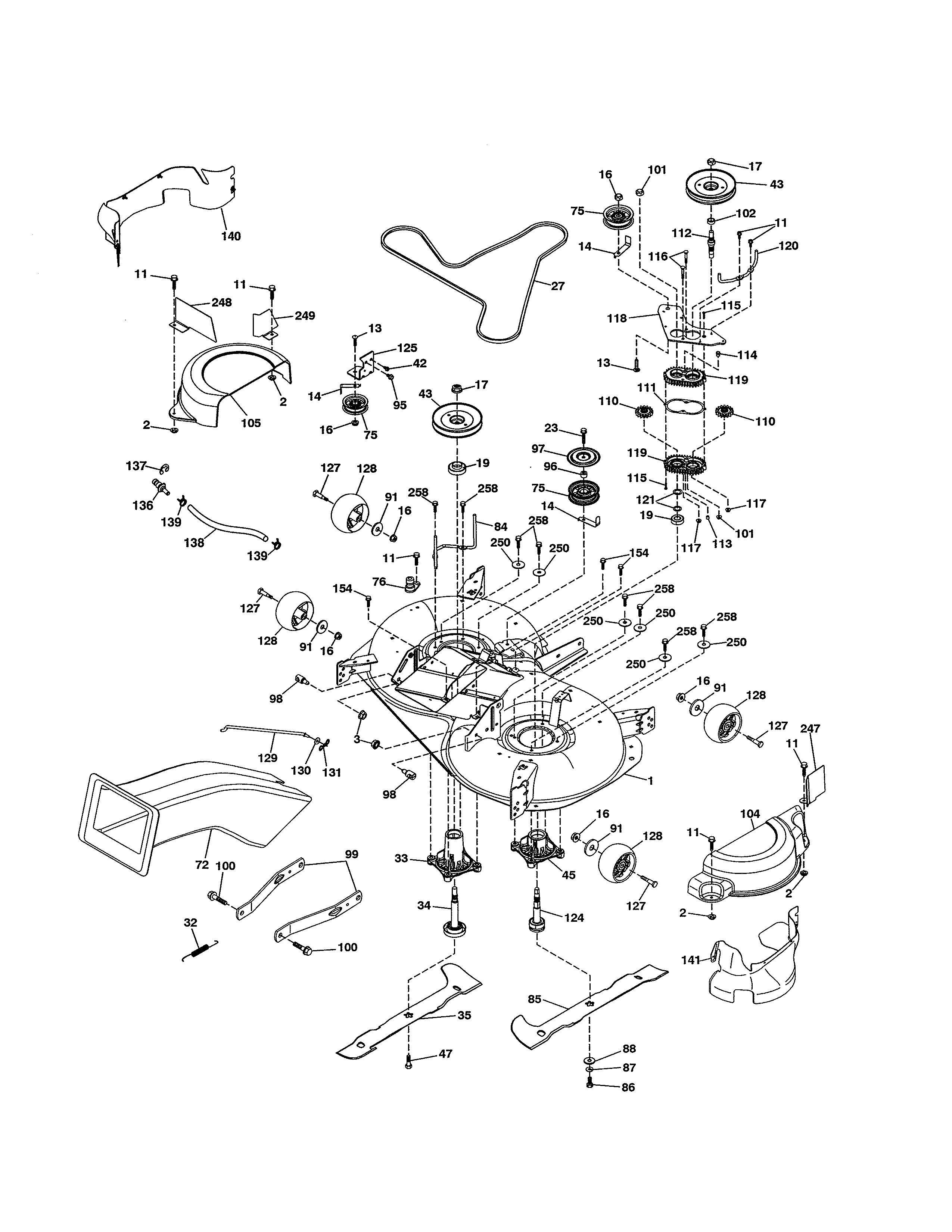 Mower deck
