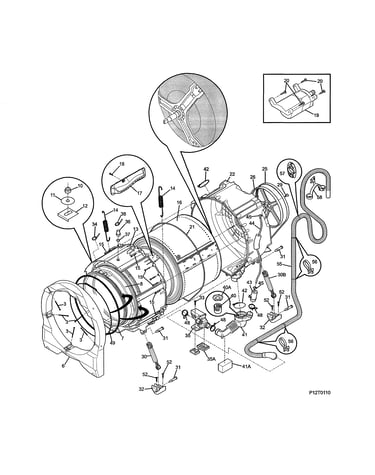 Motor/tub