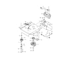 Craftsman 917277710 engine mounting/guards/muffler diagram