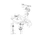 Craftsman 917277780 engine mounting/guards/muffler diagram