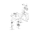 Craftsman 917277790 engine mounting/guards/muffler diagram