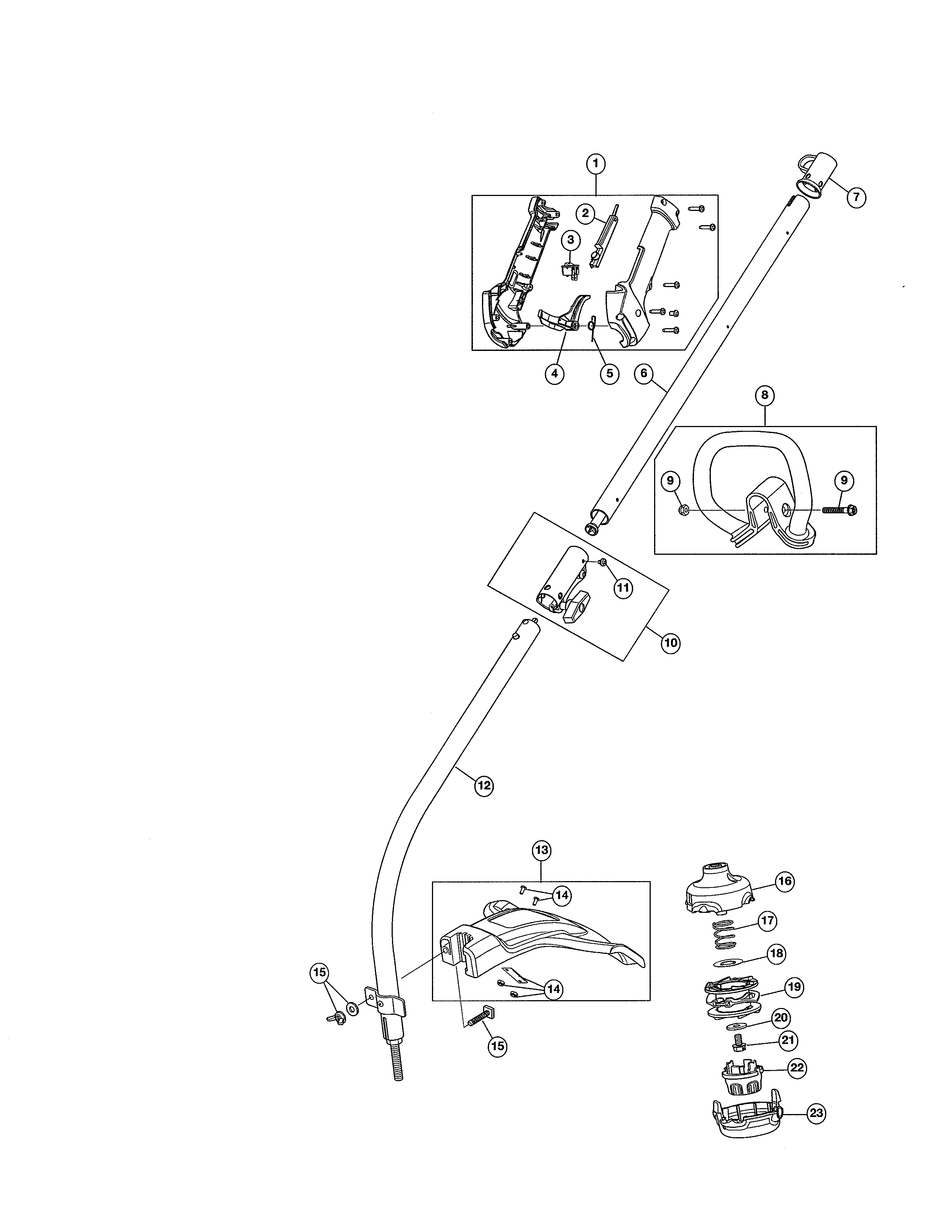 Throttle housing/shaft/shield