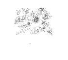 Craftsman 316740930 short block/fuel tank/clutch cover diagram