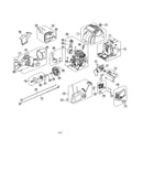 Short block/fuel tank/clutch cover