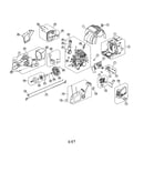 Short block/fuel tank/clutch cover