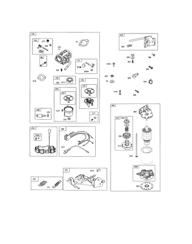 Carburetor/motor-starter