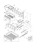Refrigerator shelf parts