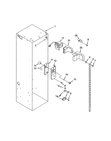 Refrigerator liner parts