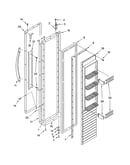 Freezer door parts