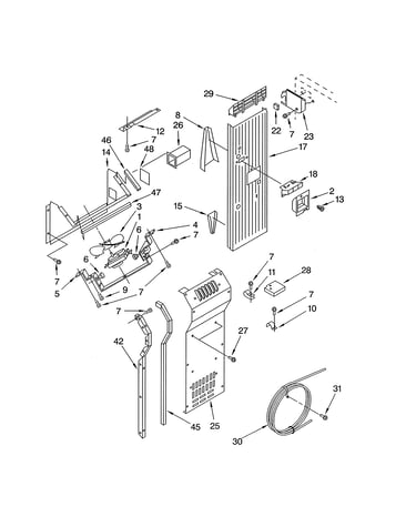 Air flow & reservoir parts
