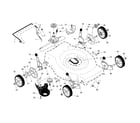 Craftsman 917378040 drive control/wheels diagram