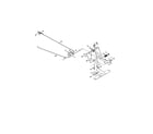 Craftsman 247203695 brake pedal & rods diagram