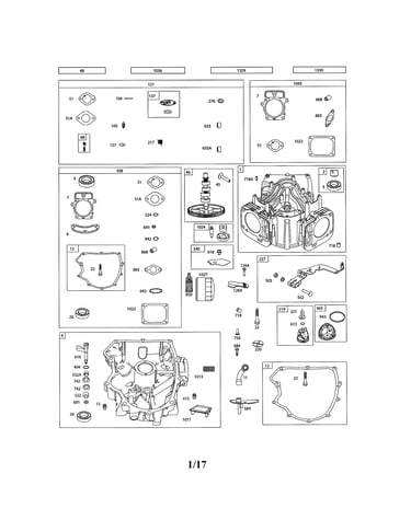 Cycle/sump/gasket sets