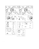Head-cylinder/gasket sets