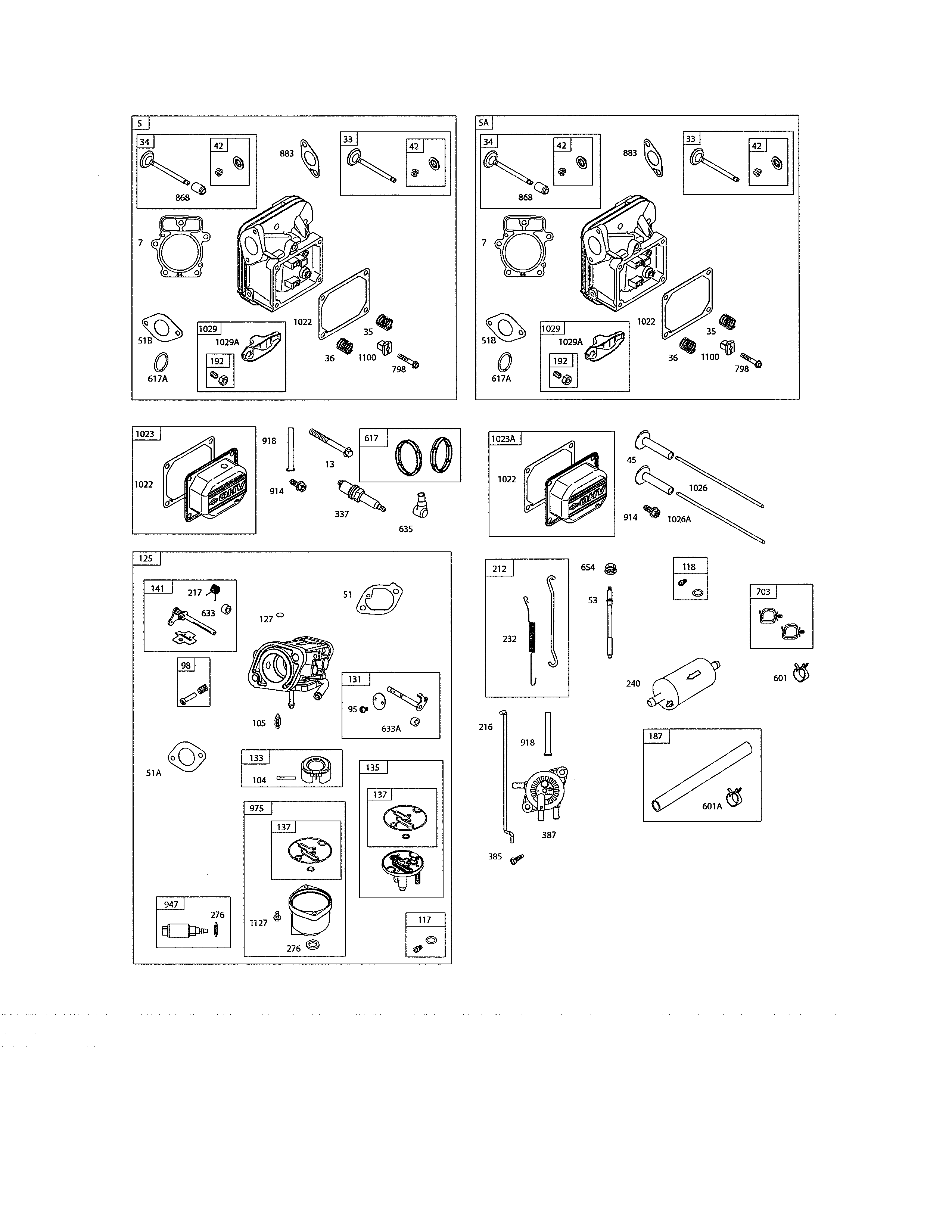 Head-cylinder/carburetor