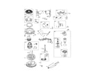 Briggs & Stratton 44U877-0009-G1 motor-starter/flywheel/alternator diagram