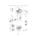Craftsman 917374200 cylinder/crankshaft/sump diagram