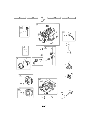 Cylinder/crankshaft/sump