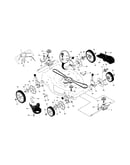 Drive control/gear case/wheels