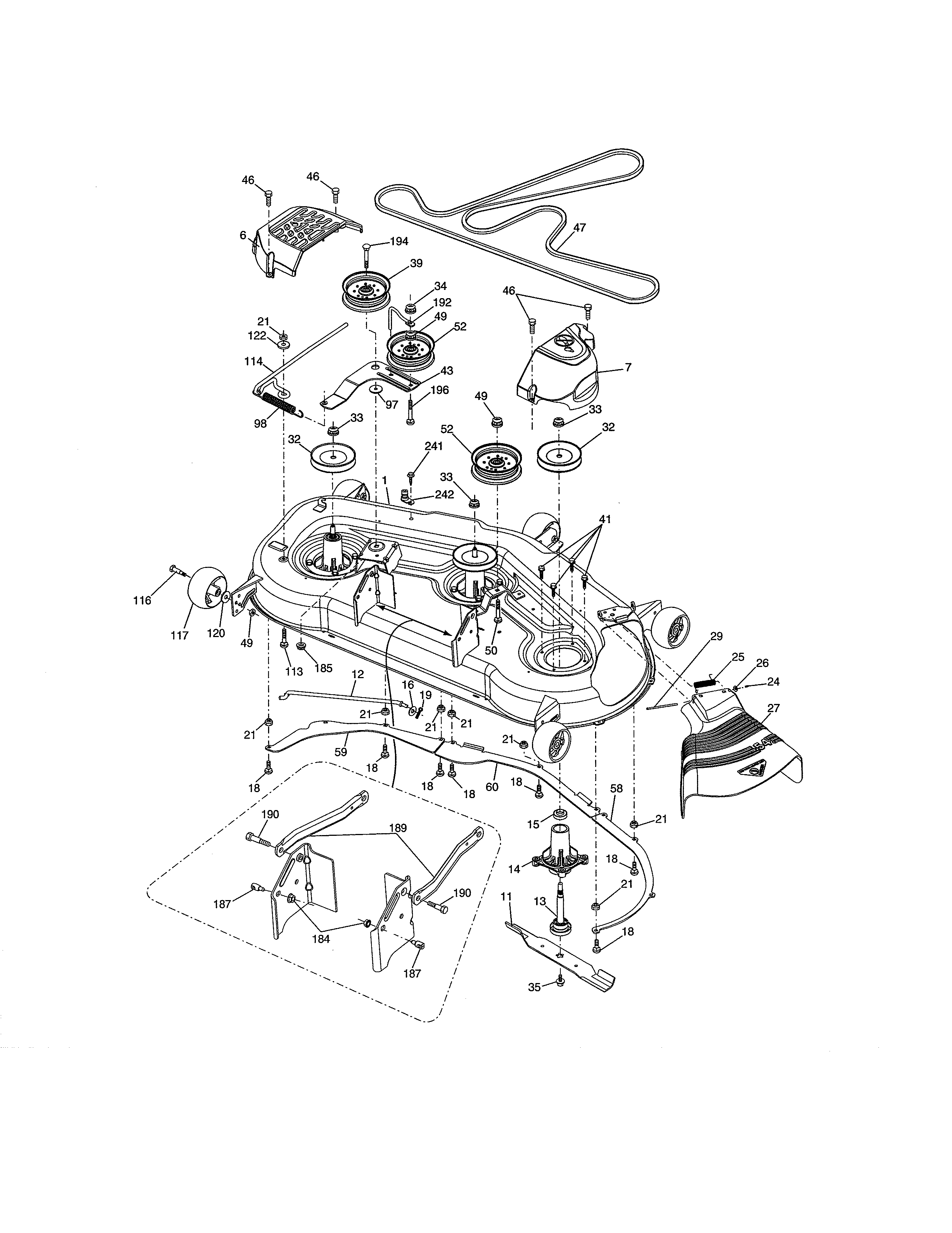 Mower deck