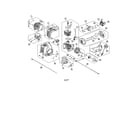 Craftsman 316740800 short block/fuel tank/air cleaner diagram