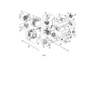 Craftsman 316740870 short block/fuel tank/air cleaner diagram