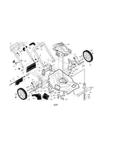 Engine/housing/handle