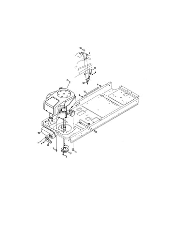 Engine/muffler