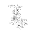 Poulan PP155A42-274430 mower deck diagram