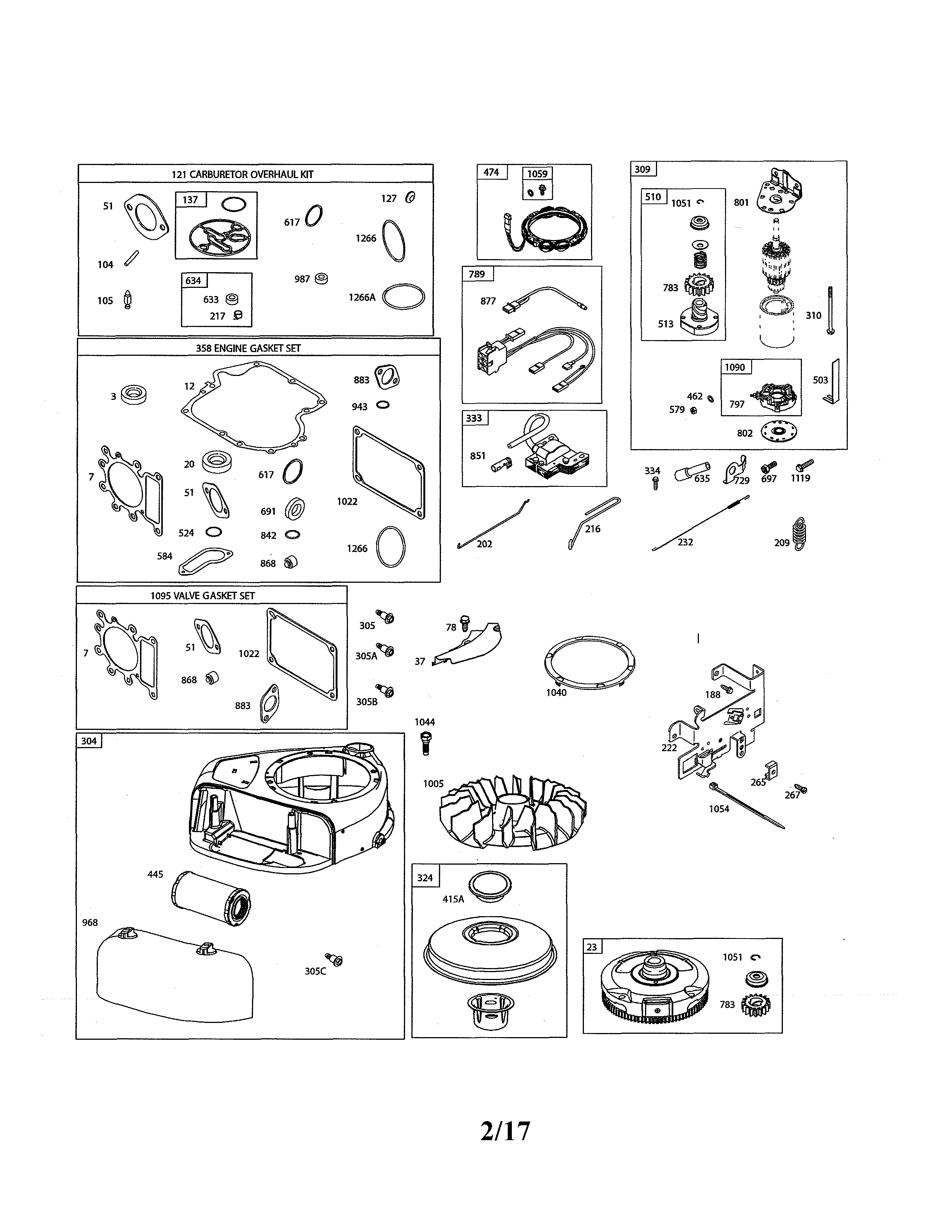 Motor-starter/blower housing