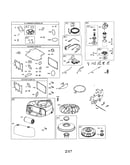 Motor-starter/blower housing