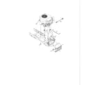 MTD 14A7A3ZW099 engine/muffler diagram