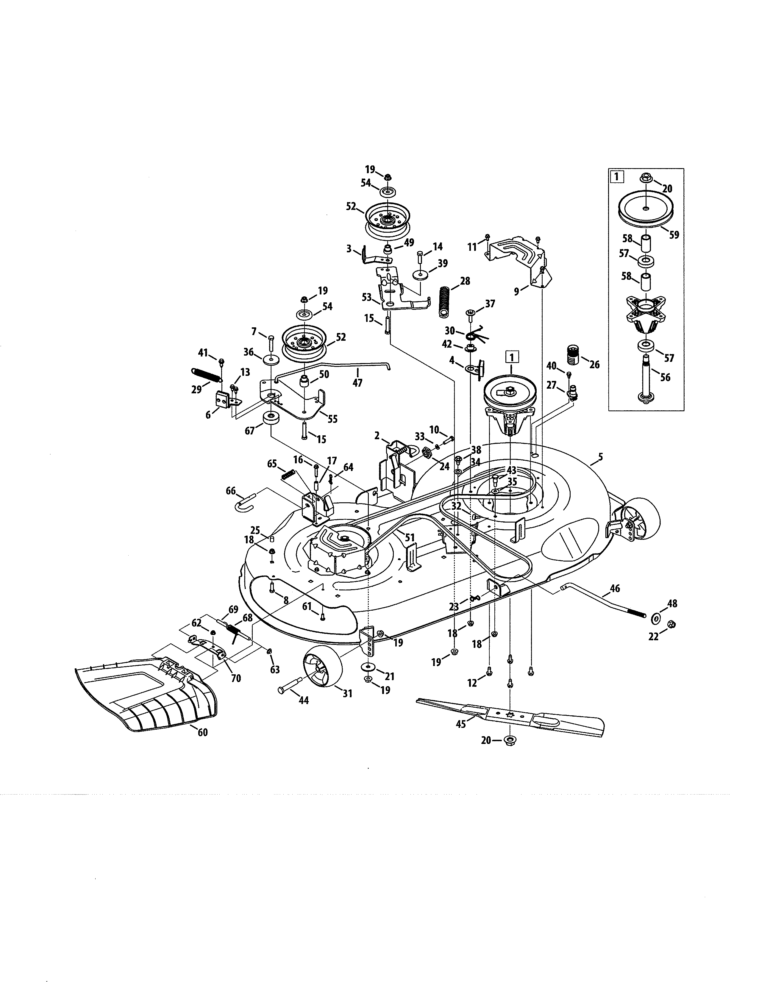 Deck/spindle