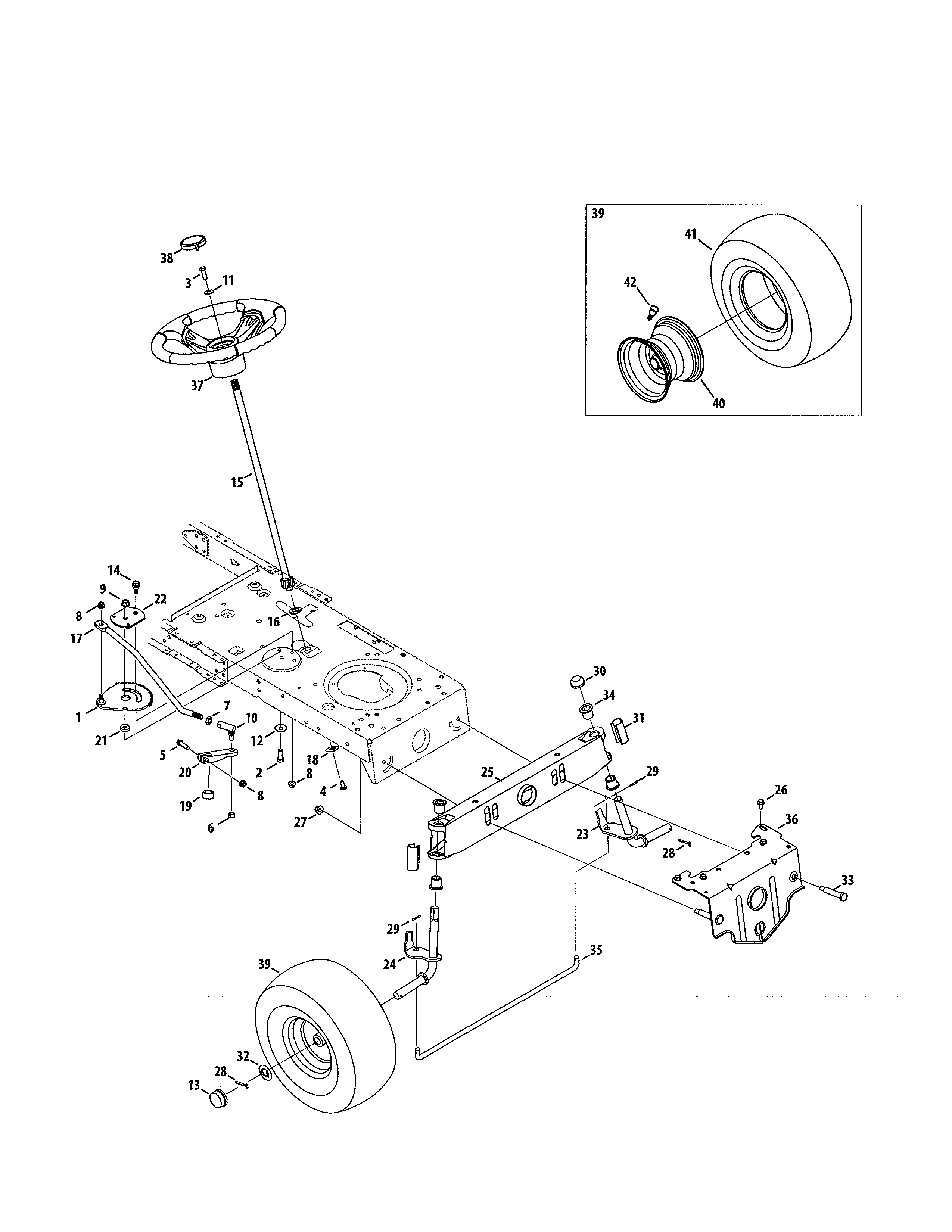 STEERING/WHEEL ASSEMBLY