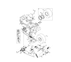 Craftsman 247273740 transmission/wheel assembly diagram