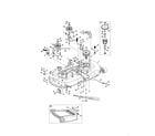 Craftsman 247273740 deck/spindle/chute deflector diagram
