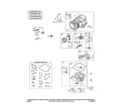 Craftsman 917250830 cylinder/sump/crankshaft diagram
