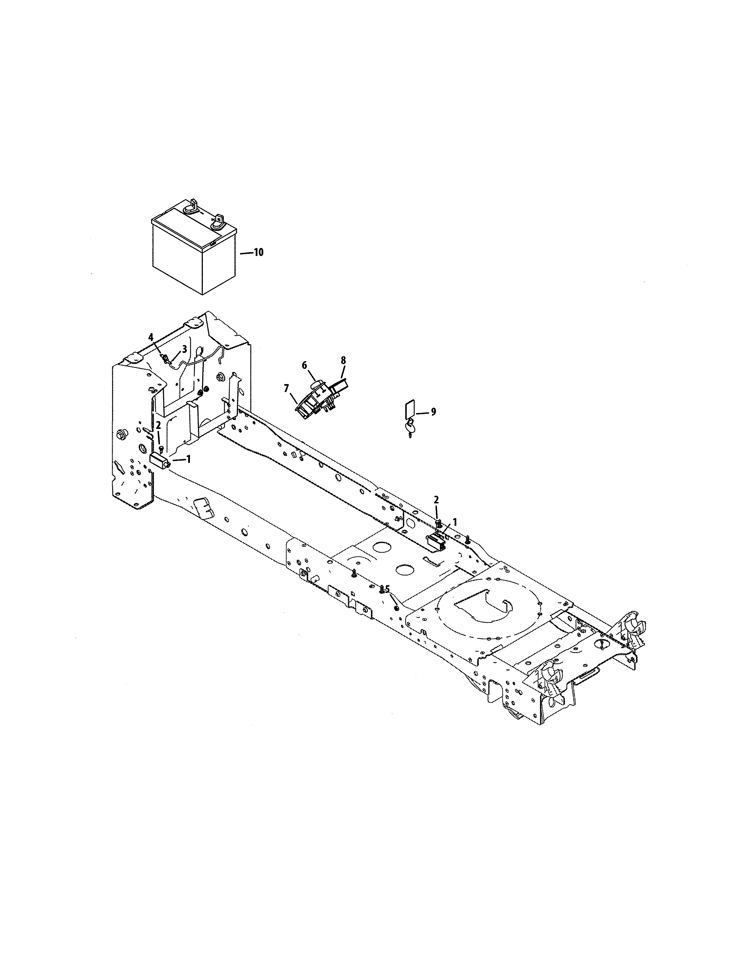 Battery/ignition switch