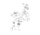 Husqvarna 967271701-00 engine mounting/guards/muffler diagram