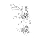 Husqvarna Z254-967271701-00 hydraulic pump-motor diagram
