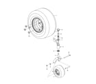 Husqvarna Z254-967271701-00 wheels & tires diagram
