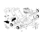Poulan PR450N20S-96112013002 lawn mower diagram