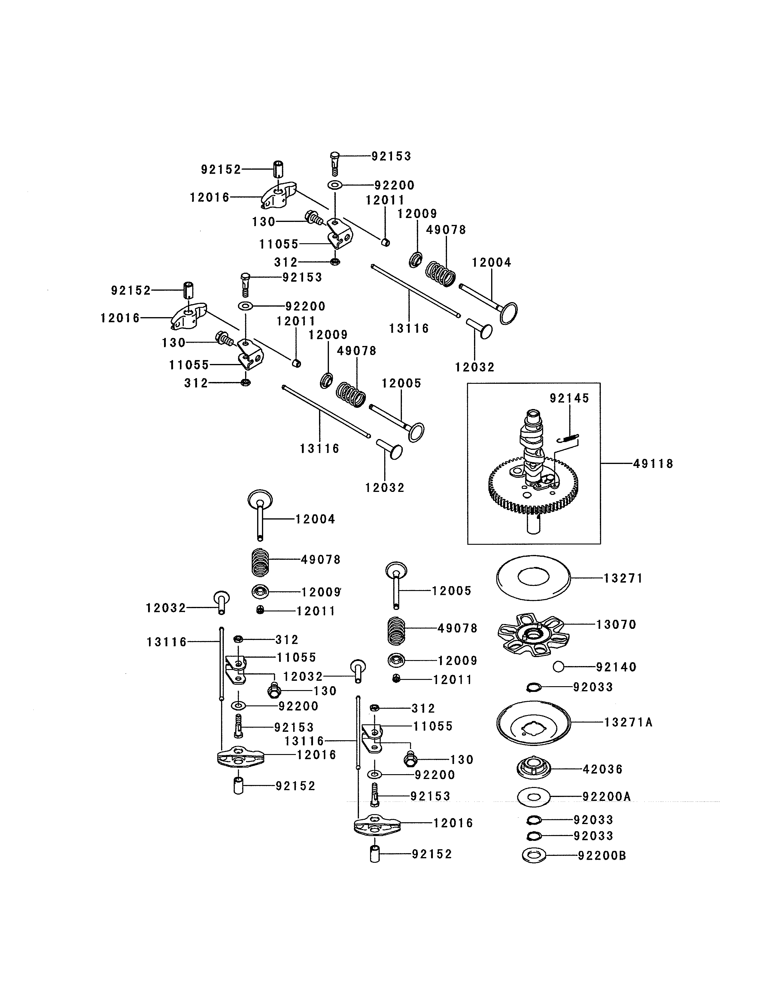 Valve/camshaft