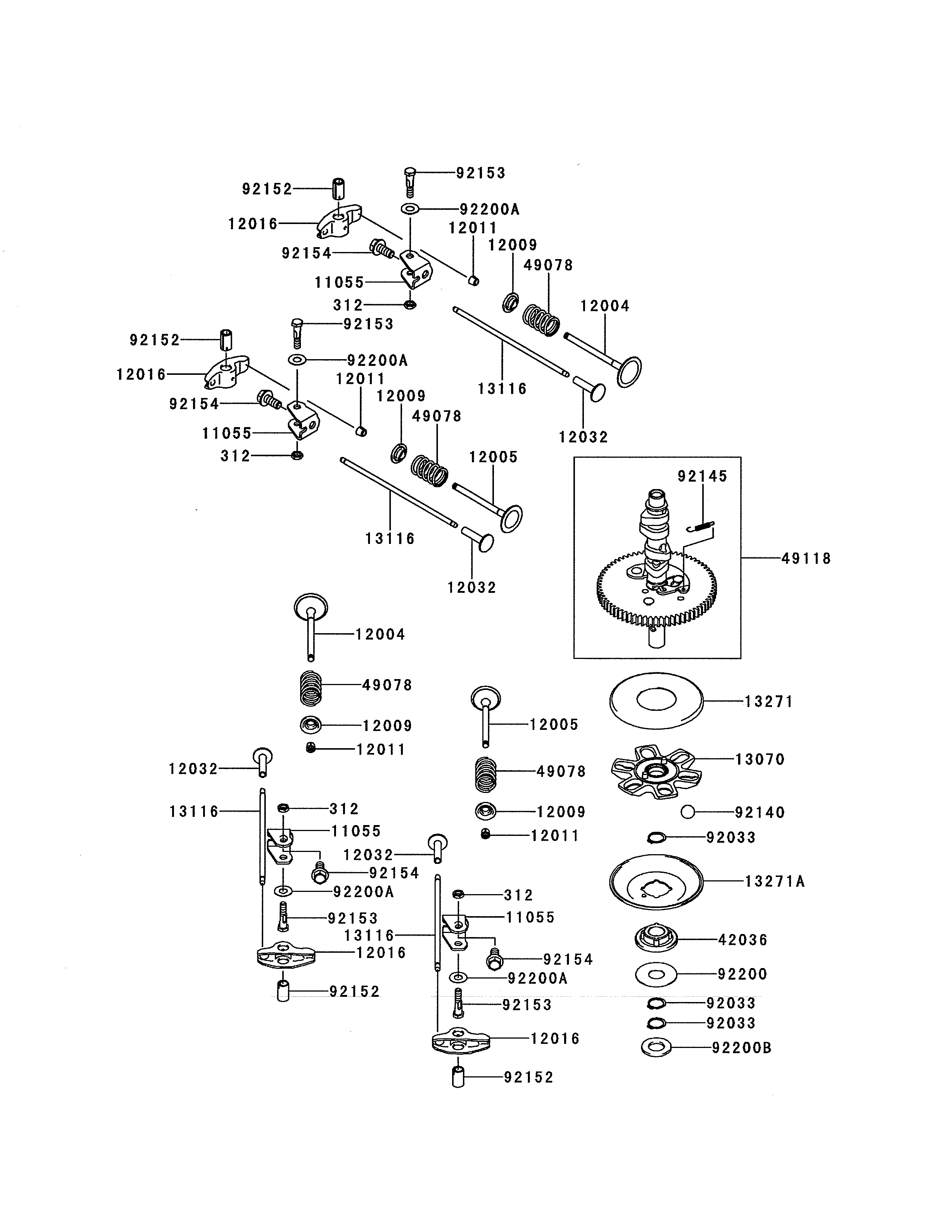 Valve/camshaft