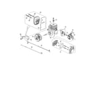 MTD 41AS99MS799 shortblock/muffler diagram